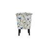 The Cuddly Throne Lounge Chair In White Fabric