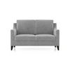 Abbey 2 Seater Fabric Sofa In Granite Weave Colour