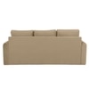 Clevam 3 Seater Pull Out Sofa cum Bed  in Beige Colour