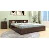 Kumiko Engineered Wood Queen  Size Bed With Box Storage (Walnut Finish)