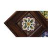 Siramika Sheesham Wood Square Wall Mirror