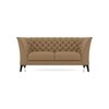 Weston 2 Seater Premium Italian Leather Sofa In Ecru