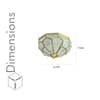 Chester Brass and Glass Ceiling Light