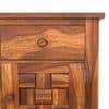 Woodway Solid Wood Bedside Table in Honey Finish