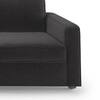 Apollo Compact Sofa (Colour : Pebble Grey, Cushion : Hard, Back Type : Regular, Seating Capacity : Left Aligned 3 Seater + Left Aligned Chaise + Ottoman)