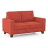 Apollo Neo 2 Seater Fabric Sofa In Lava Colour