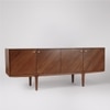 Noah Solid Wood Sideboard in Brown Colour
