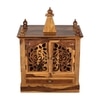 Jam  Sheesham Wood  Prayer Unit in Teak Finish
