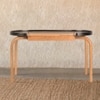 Andaman Teressa Solid Wood Study Table in Black Colour