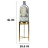 Aesthetic Elegance Premium Electric Floor Lamp with Metal Stand in White Colour