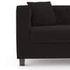 Windsor Premium 2 Seater Fabric Sofa in Deep Brown Velvet Colour