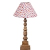Devansh Multicolor Cotton Table Lamp With  Wood Natural Base (10X10X21 Inches)-40