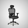 Kepler Brooks Zenith HB Office Desk Chair in Black Colour