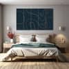 The Castle Decor Abstract Art Wall Painting Wooden Framed Digital Painting 27x48 Inch (Style 7)