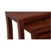 Hermes Solid Wood Side Table in  Honey Oak Finish