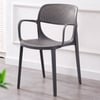 Kepler Brooks Vola Cafeteria Dining Chair in Grey Colour