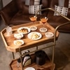 Ireka Homes PartyPort Foldable Serving Trolley with Wheels