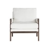 Serenity Boucle Fabric Arm Chair in Off White