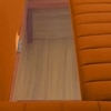Beliss Pull Out Sofa cum Bed in Orange Colour