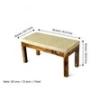 Maati Sheesham Wood Accent 2 Seater Bench In Jute Beige