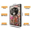 The Castle Decor Bold Graffiti Portrait Wall Art Framed Painting 20x30 Inch