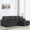 Doozy 3 Seater Pull Out Sofa cum Bed  in Dark Grey Colour