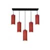 Devansh Solid Wood Electric Wall Light in Brown Colour with Black Shade Count of 1 Light