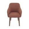 Rochelle Lounge Chair in Mocha Mousse Velvet Colour