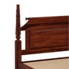 Sovereign Solid Wood Queen Size Non Storage Bed In Honey Oak Finish
