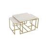 Stendal Nesting Coffee Table Set Of 3 Marble Square