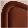 Elaris Curve Comfort King Size Bed King Size Bed in velvet With Engineer Wood Frame & Hydraulic Storage