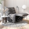 Avery One Seater Manual Fabric Recliner in Graphite Grey Colour