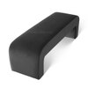 Floran Velvet 2 Seater Ottoman Bench in Dark Grey  Color