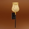 Devansh Metal Electric Wall Light in Black Colour with Multi Shade Count of 1 Light