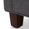 Windsor Essential 2 Seater Fabric Sofa in Steel Colour