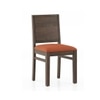 Atlas Crest Storage Solid Wood 6 Seater Dining Table With 6 Atlas Dining Chairs (Finish : Danish Walnut, Chair Colour : Burnt Orange)