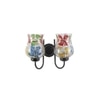 Oscar Multicolour Glass Wall Light