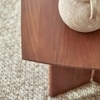 Copse Solid Wood 4 Seater Dining Table in Provincial Teak Finish