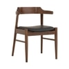 Scandinavian Boden Dining Chair Walnut Finish