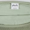 Violette Arch Green Cotton Knitted Decorative Cushion Cover 12 x 20 Inches
