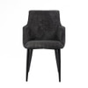 Serenity Fabric Dining Chair in Grey Colour