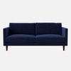 Tharoli Velvet 2 Seater Sofa Navy Blue Colour