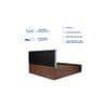 Ahimsa Bed With Premium Leatherette Fabric And Box Storage Queen Bed
