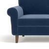 Oxford 3 Seater Fabric Sofa in Lapis Blue Colour