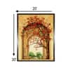 Pichwai Wallart Red Tree Canvas Wall Prints Canvas Wall Prints Set of 1 Multicolor Matte