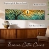 Abstract Botanical Tree Mosaic Canvas Wall Art 12 x 46 Inch