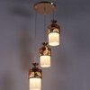 Eliante Cluster Hanging Lights Mild Steel & Glass Material Gold & White Finish