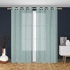 linen net Pack of 2 Sheer Door  Curtains.