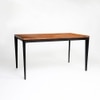 Shakur Solid Wood 6 Seater Dining Table in Brown Finish