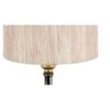 Ayla Wood Table lamp with off-white cotton Shade